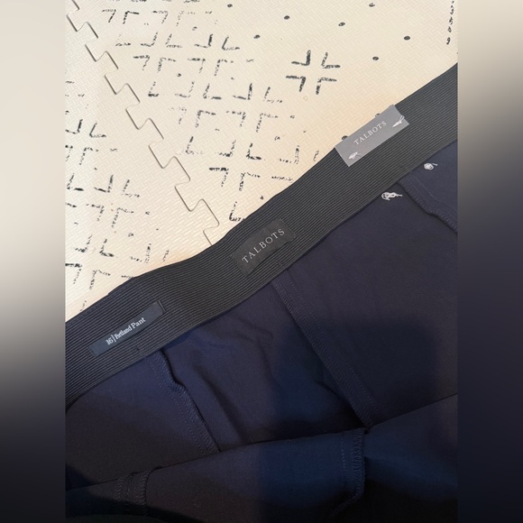 NWT TALBOTS PORTLAND PANTS‎ size 16 navy blue - Picture 8 of 9